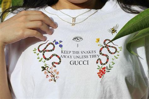 keept the snakes away unless they gucci|Dana Frid Instagram Designer Logo T.